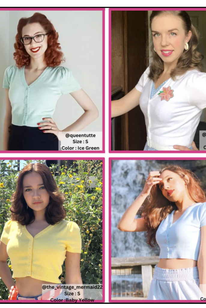 Short Sleeve Black V Neck Cropped MAK Cargidan/Bolero - Curvique Vintage