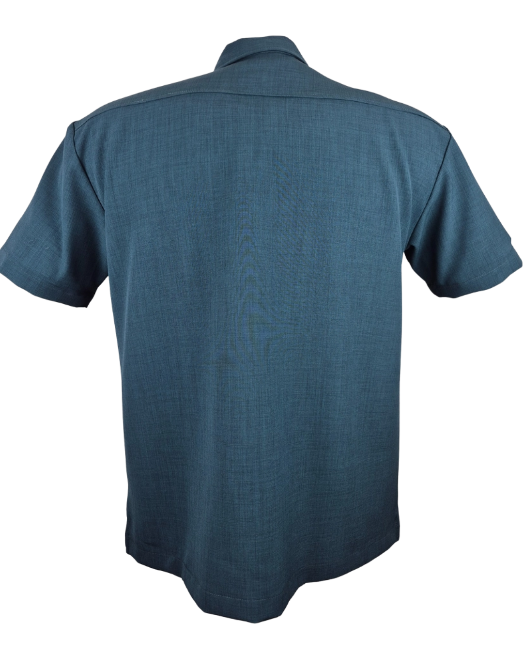 Men's Classic Hod Rod Burst Bowling Shirt - in Teal - Curvique Vintage