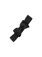 Black Bella Retro Stretch Bow Belt - Curvique Vintage