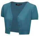 Short Sleeve Capri Cropped MAK Cargidan/Bolero - Curvique Vintage