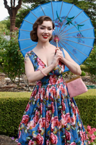 Vivian Carolina Garden 50s Vintage Style Dress - Curvique Vintage