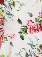 Carole Floral 50s Vintage Inspired Swing Dress - Plus Size - Curvique Vintage