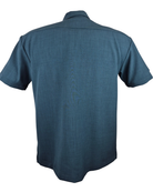 Men's Classic Hod Rod Burst Bowling Shirt - in Teal - Curvique Vintage