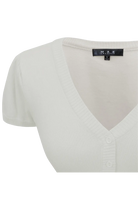 PLUS SIZE V Neck IVORY Cropped Button Down Short Sleeve Bolero - Curvique Vintage