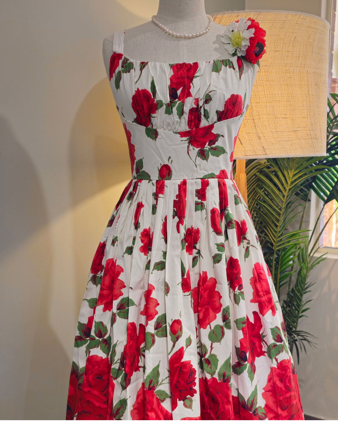 Norma Jean Sweet Valentine 50s Vintage Inspired Swing Dress - Curvique Vintage