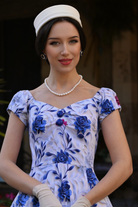 Wildflower Floral Vintage Inspired Swing Dress - Curvique Vintage