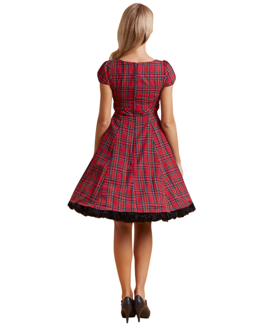 50s on sale tartan dress