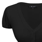 Short Sleeve Black Cropped MAK Cargidan/Bolero - Curvique Vintage