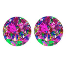 Party Glitter Pink. Studs - Curvique Vintage